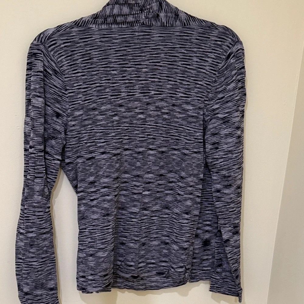 Apt. 9 Heather Gray V-Neck Long sleeve Women's Sweater Size Large